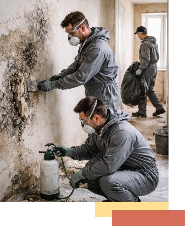 Удаление плесени со стен профессионально в Куйбышеве