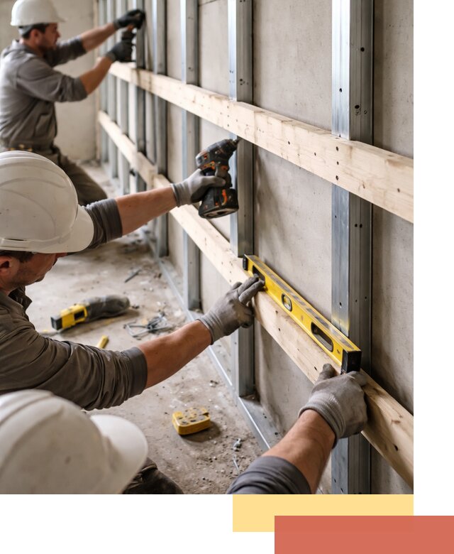 Устройство обрешетки под панели в Куйбышеве