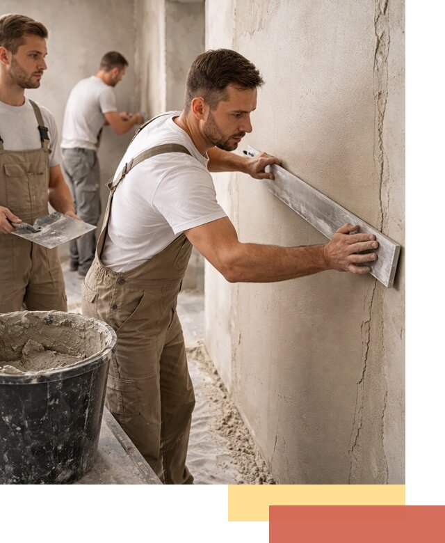 Штукатурка стен без маяков в Куйбышеве быстро и качественно