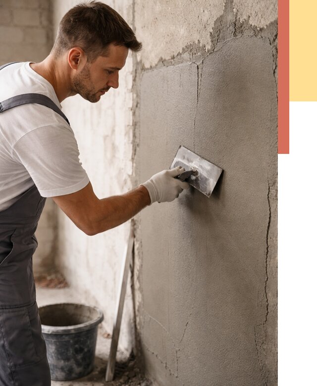 Штукатурка стен под плитку в Куйбышеве от 4355 руб./м2 — выравнивание под плитку | ОТДЕЛОЧНИК-Кбш