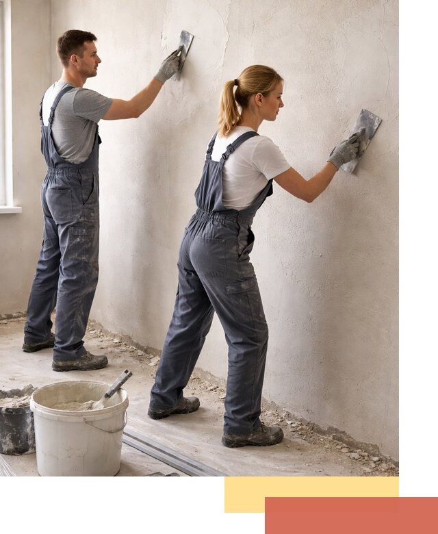 Штукатурка стен под обои в Куйбышеве профессионально и быстро