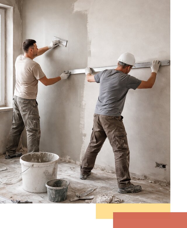 Штукатурка стен под покраску в Куйбышеве качественно и быстро