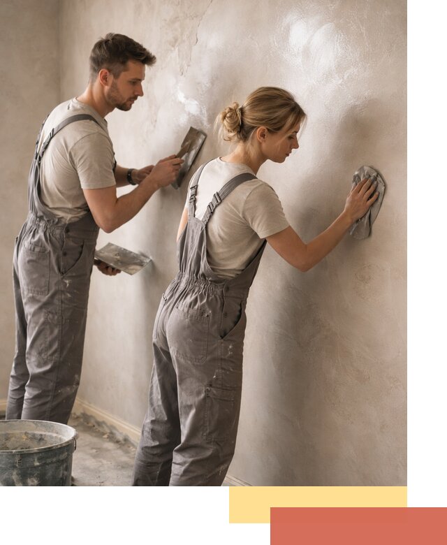 Венецианская штукатурка высокого качества в Куйбышеве