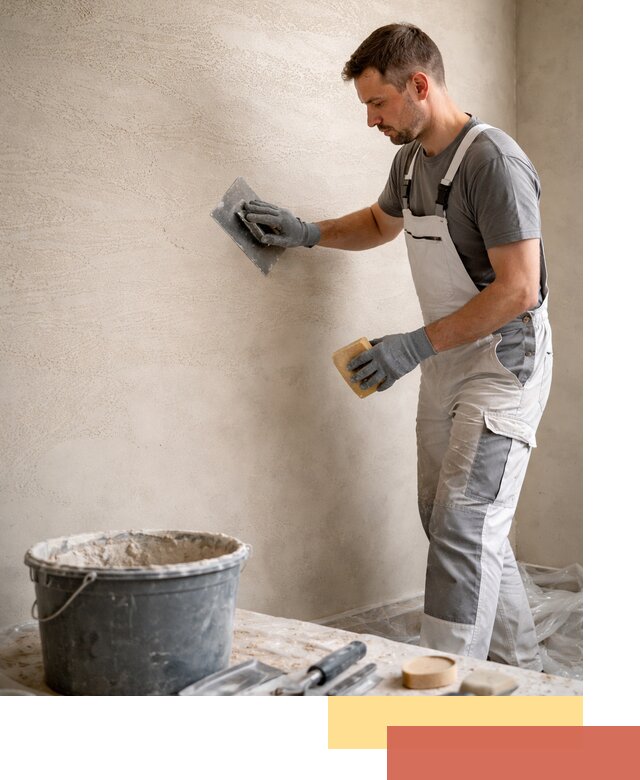 Декоративная штукатурка травертин в Куйбышеве для стен и потолков