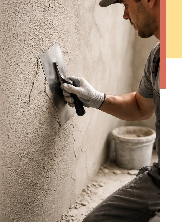 Структурная штукатурка стен в Куйбышеве от 4666 руб. под ключ | ОТДЕЛОЧНИК-Кбш