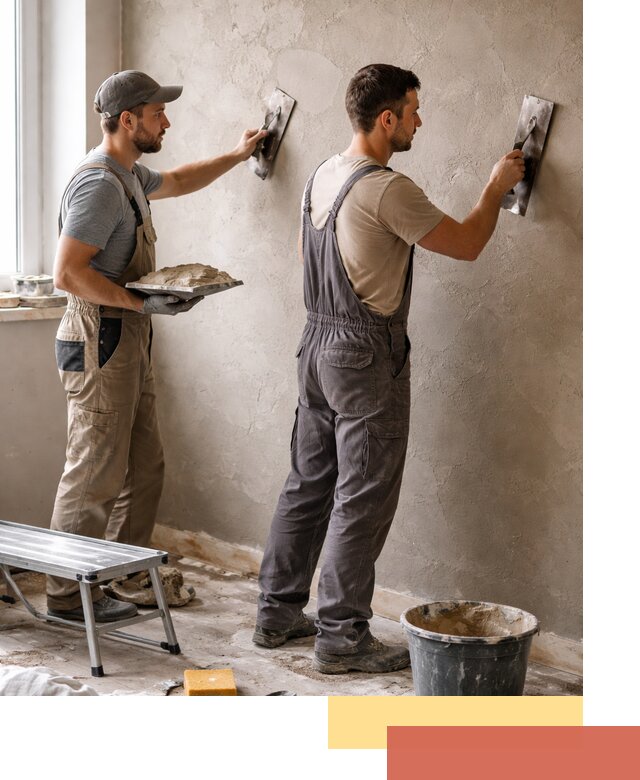 Ремонт декоративной штукатурки и восстановление фактуры в Куйбышеве