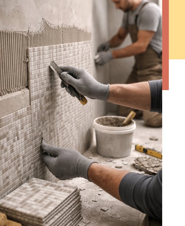 Облицовка стен мозаикой в Куйбышеве от 3318 руб/м2 — укладка мозаики на стены | ОТДЕЛОЧНИК-Кбш