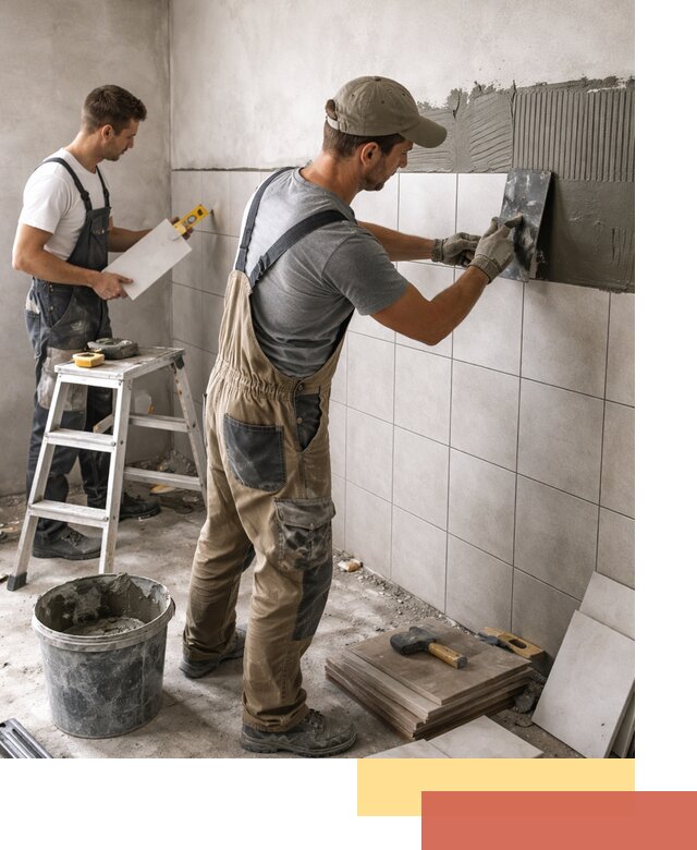 Укладка плитки на стены в Куйбышеве профессионально и надежно