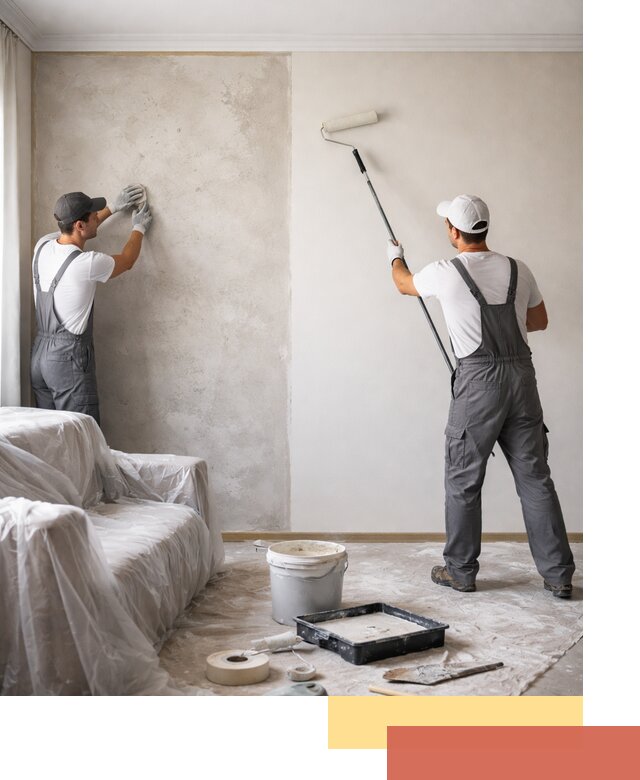 Покраска стен антивандальной краской в Куйбышеве