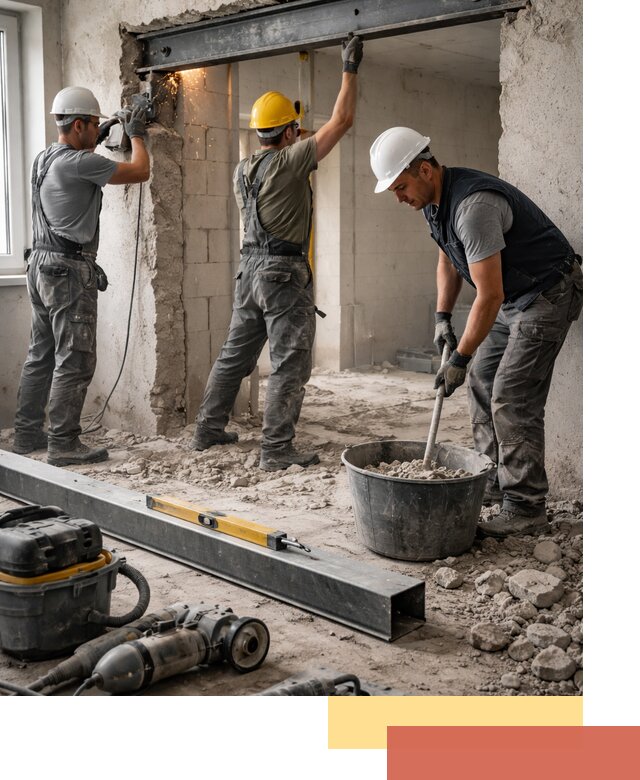 Создание проемов в стенах и несущих конструкциях в Куйбышеве