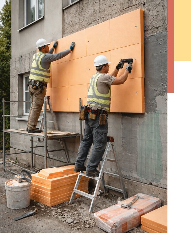 Утепление стен пеноплексом в Куйбышеве от 1918 руб./м2 — быстро и недорого | ОТДЕЛОЧНИК-Кбш