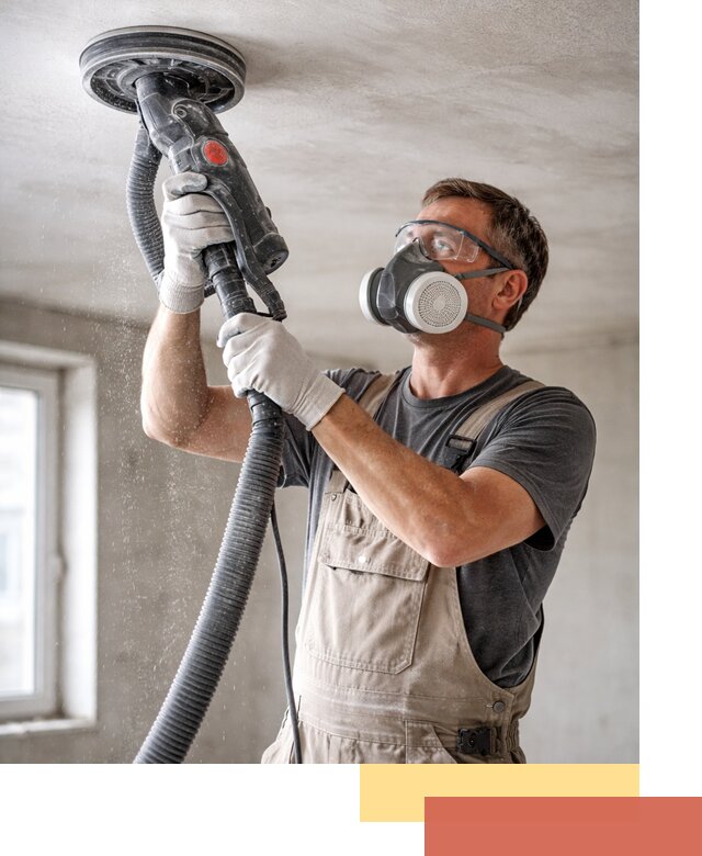 Шлифовка потолка в Куйбышеве — качественная подготовка под отделку