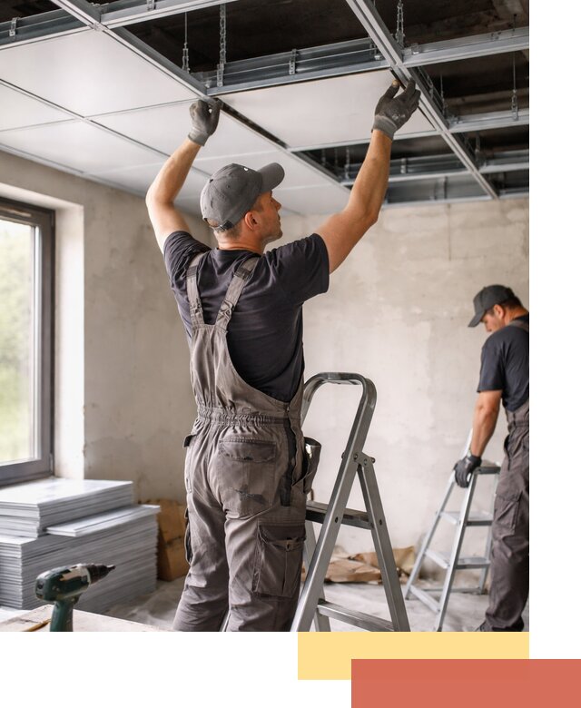 Монтаж кассетного потолка в Куйбышеве качественно и быстро