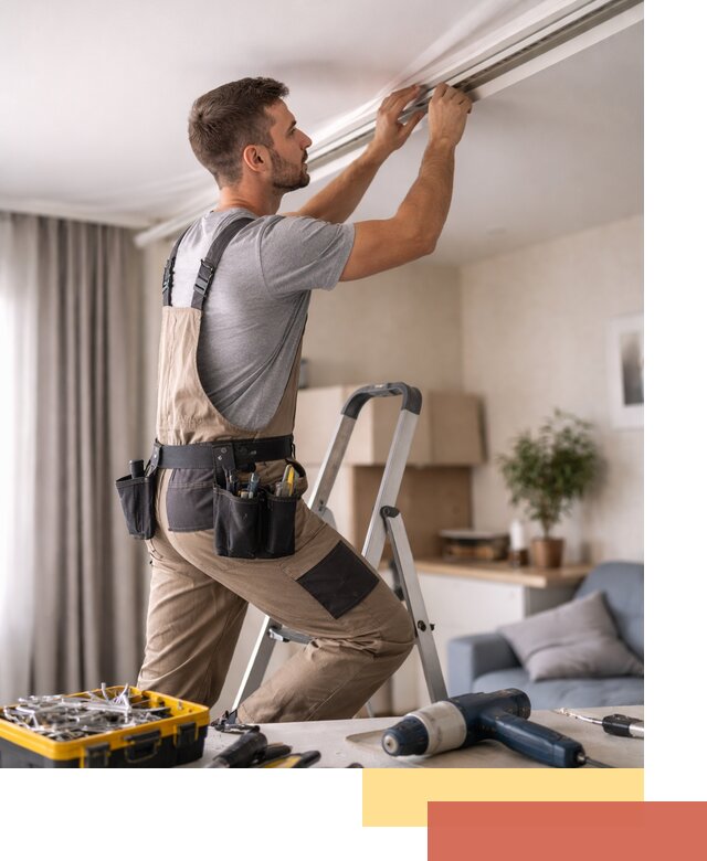 Ремонт натяжных потолков в Куйбышеве — качественно и оперативно